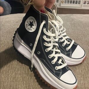 *NEW* Converse Women's Black and White High-Top Sneakers